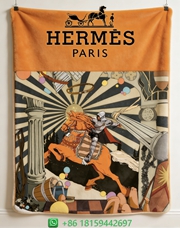 Hermes Throw Blankets